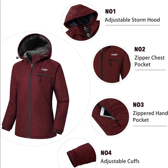 Wantdo Women's Mountain Waterproof Jacket - Picture 3 of 8